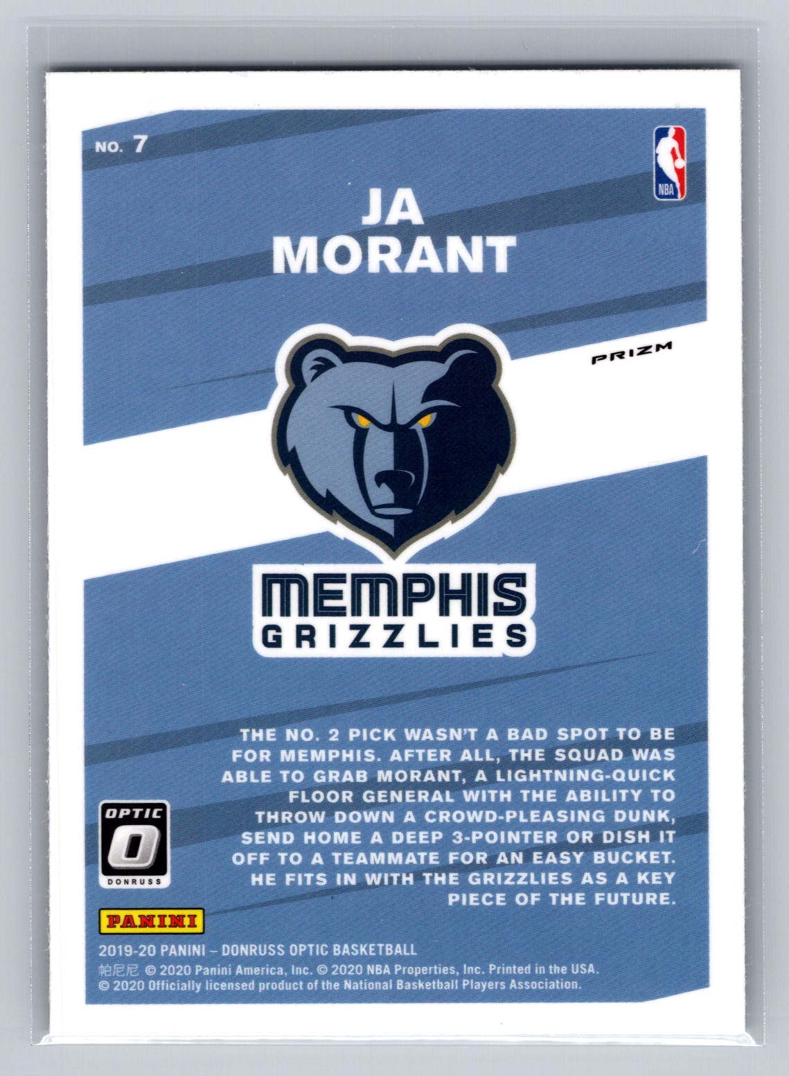 Card back