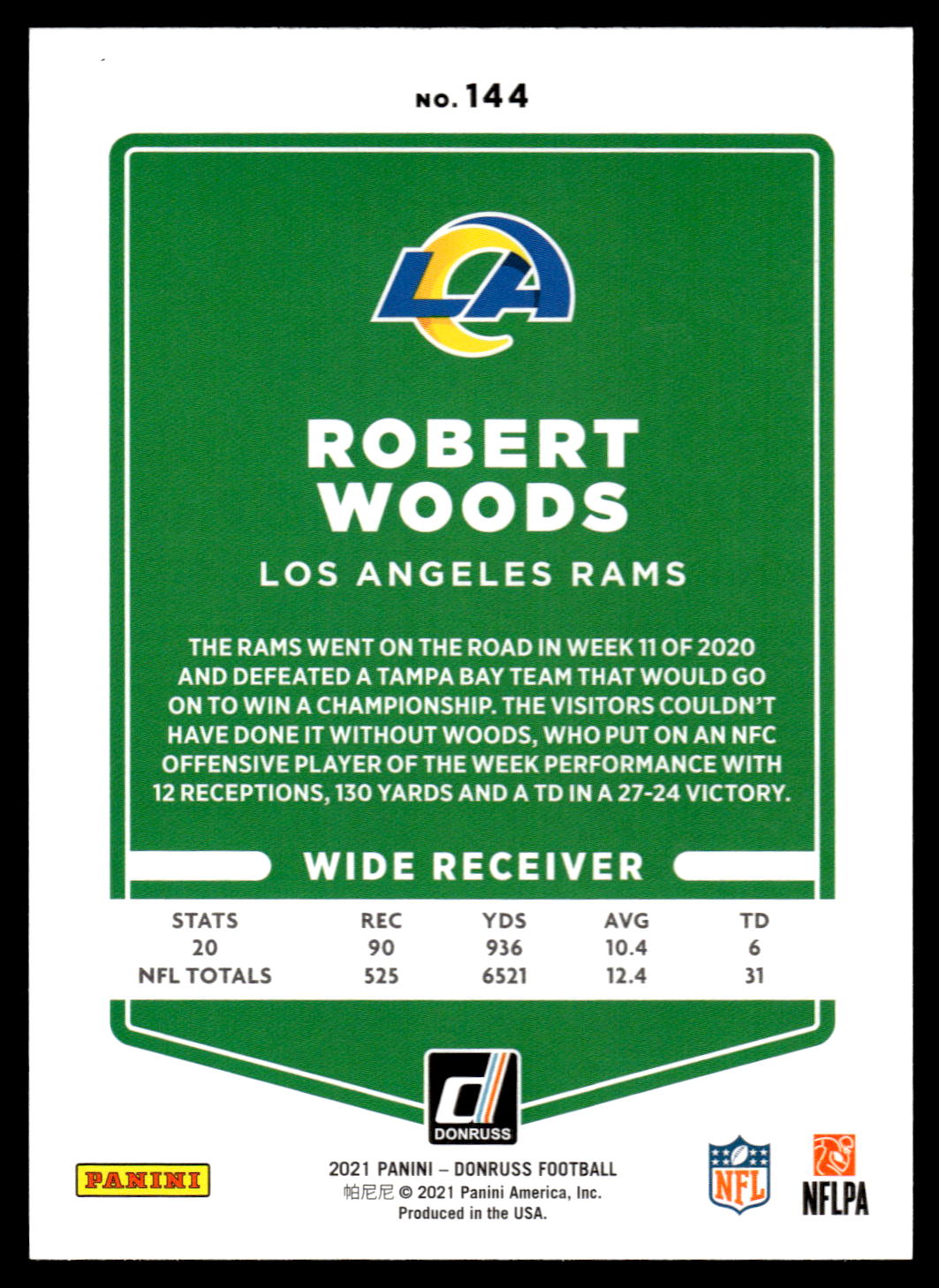 Card back