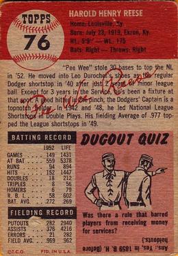 Card back