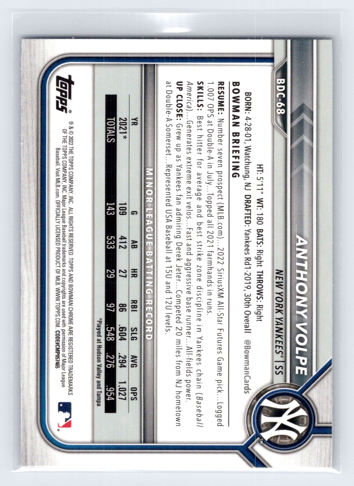Card back