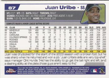 2004 Topps Chrome Baseball Wählen Sie Ihre Karte - Bild 64 von 188