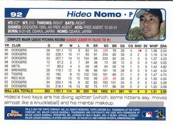 2004 Topps Chrome Baseball Wählen Sie Ihre Karte - Bild 66 von 188