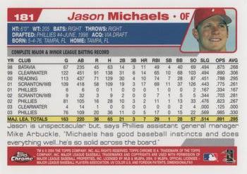 2004 Topps Chrome Baseball Wählen Sie Ihre Karte - Bild 146 von 188