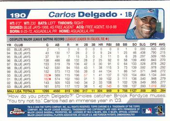 2004 Topps Chrome Baseball Wählen Sie Ihre Karte - Bild 156 von 188