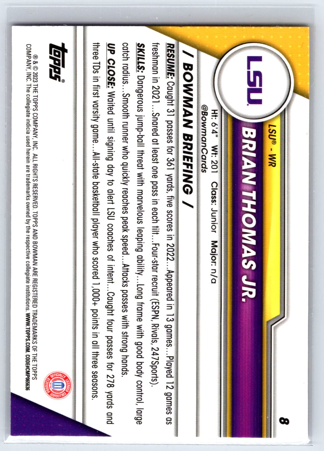 Card back