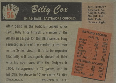 Card back