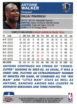 2003-04 Topps Chrome Basketball Pick Your Card - Picture 16 of 286