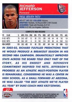 2003-04 Topps Chrome Basketball Pick Your Card - Picture 50 of 286