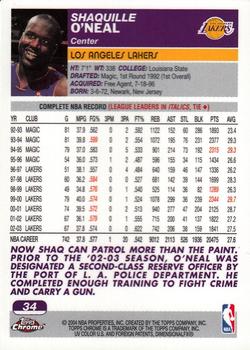 2003-04 Topps Chrome Basketball Pick Your Card - Picture 64 of 286