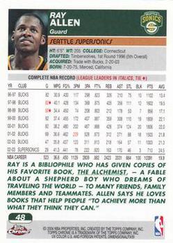 2003-04 Topps Chrome Basketball Pick Your Card - Picture 90 of 286
