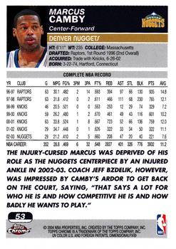 2003-04 Topps Chrome Basketball Pick Your Card - Picture 100 of 286