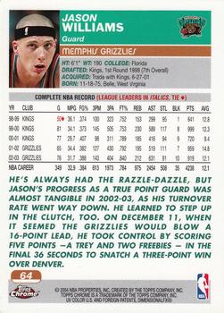 2003-04 Topps Chrome Basketball Pick Your Card - Picture 122 of 286