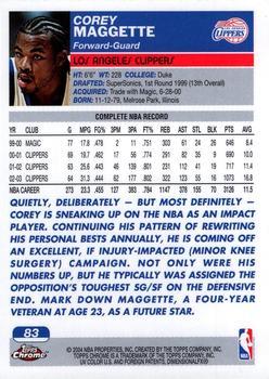2003-04 Topps Chrome Basketball Pick Your Card - Picture 160 of 286