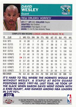 2003-04 Topps Chrome Basketball Pick Your Card - Picture 194 of 286
