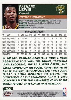 2003-04 Topps Chrome Basketball Pick Your Card - Picture 208 of 286