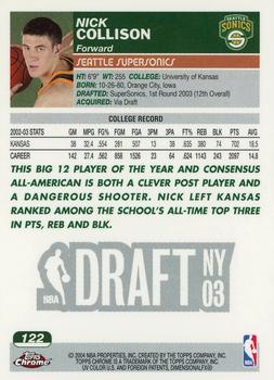 2003-04 Topps Chrome Basketball Pick Your Card - Picture 220 of 286