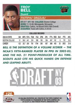 2003-04 Topps Chrome Basketball Pick Your Card - Picture 228 of 286