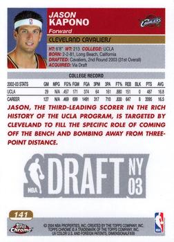 2003-04 Topps Chrome Basketball Pick Your Card - Picture 246 of 286