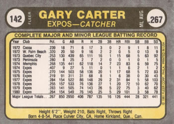 1981 Fleer Baseball Pick Your Card - Bild 64 von 344