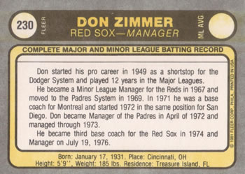 1981 Fleer Baseball Pick Your Card - Bild 114 von 344