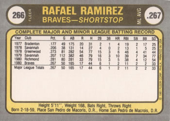1981 Fleer Baseball Pick Your Card - Bild 138 von 344