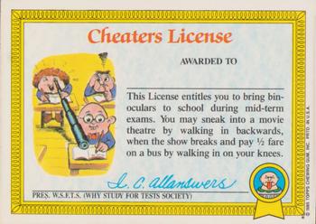 Card back