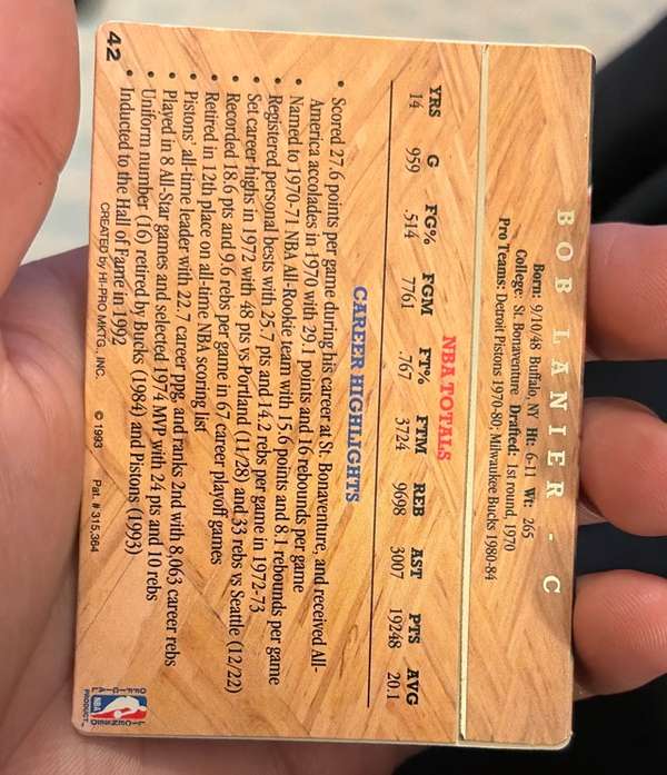 Card back