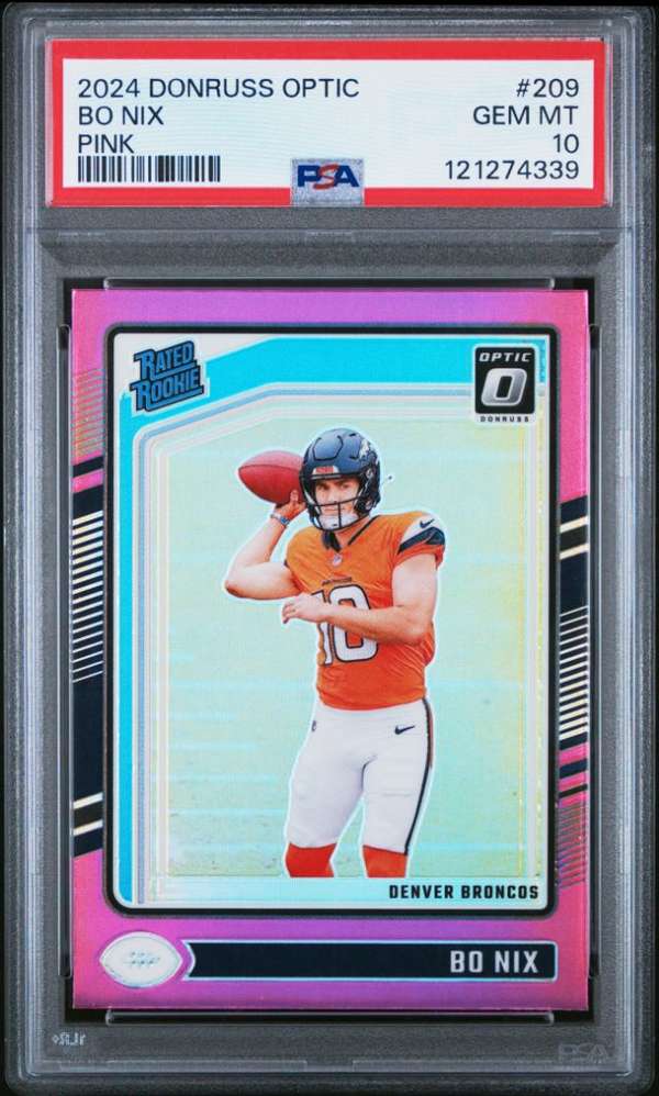 #Rated Rookie Holo Pink Prizm BO NIX