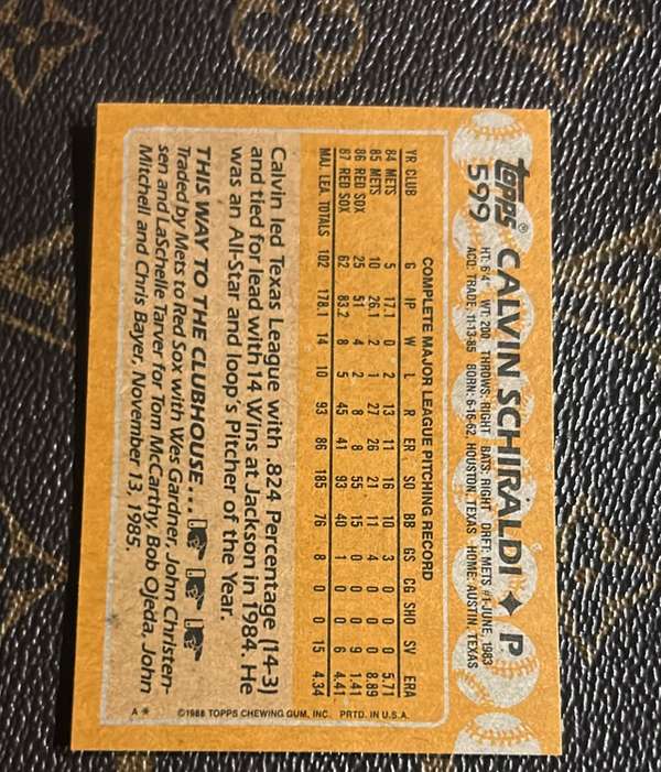 Card back