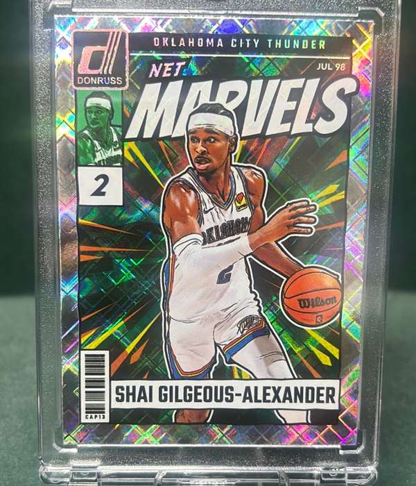 ##12 2024-25 Panini Donruss Net Marvels Shai Gilgeous-Alexander Diamond #12
