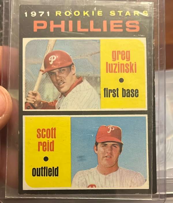 Phillies 1971 Rookie Stars (Greg Luzinski / Scott Reid)