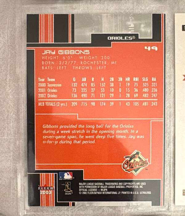 Card back