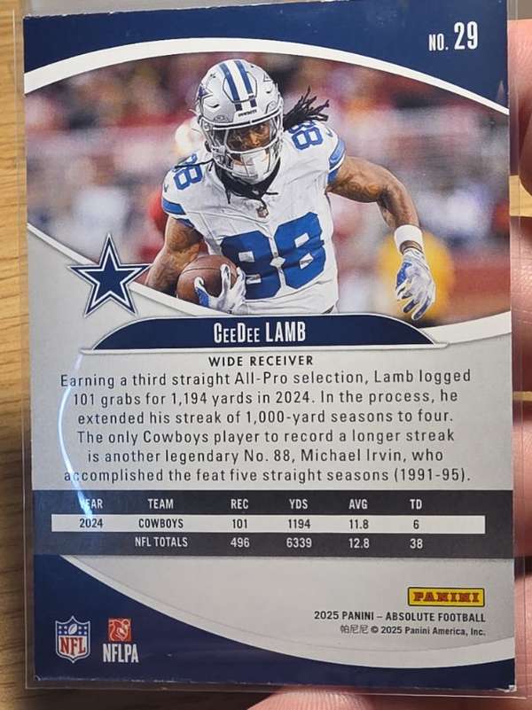 Card back