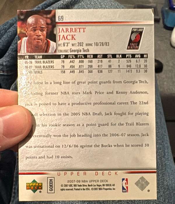 Card back