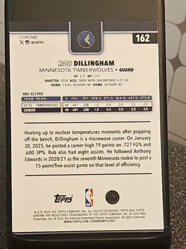 Card back