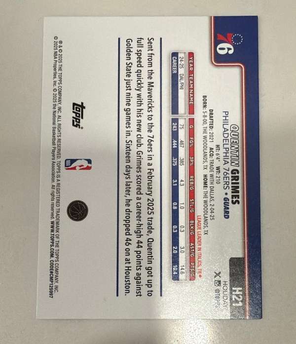 Card back