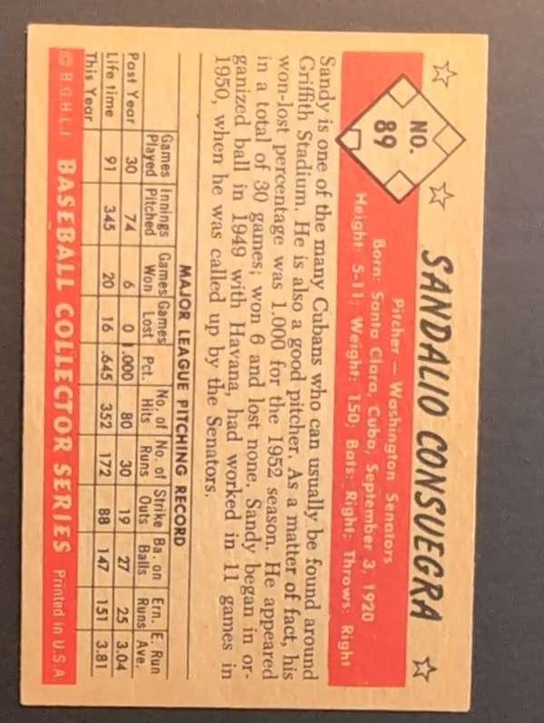 Card back