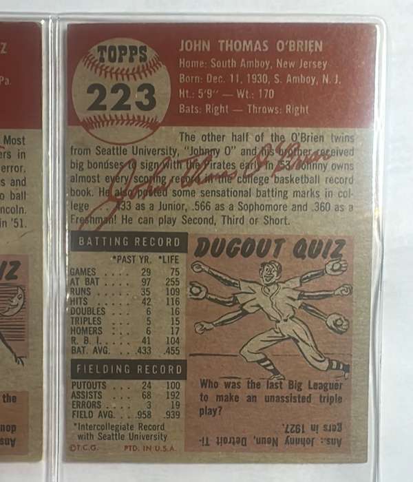 Card back