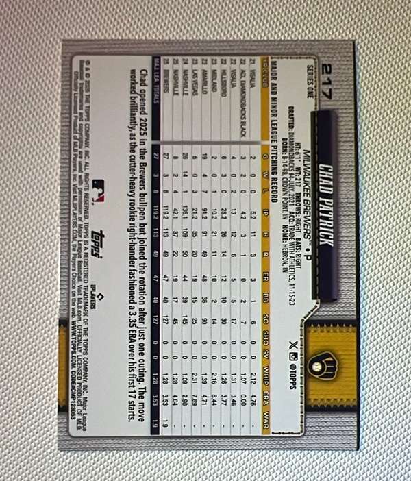 Card back