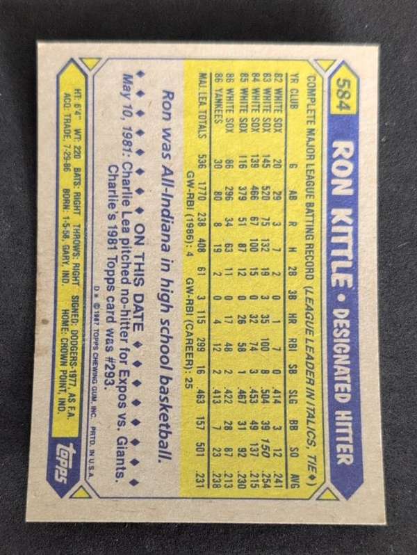Card back