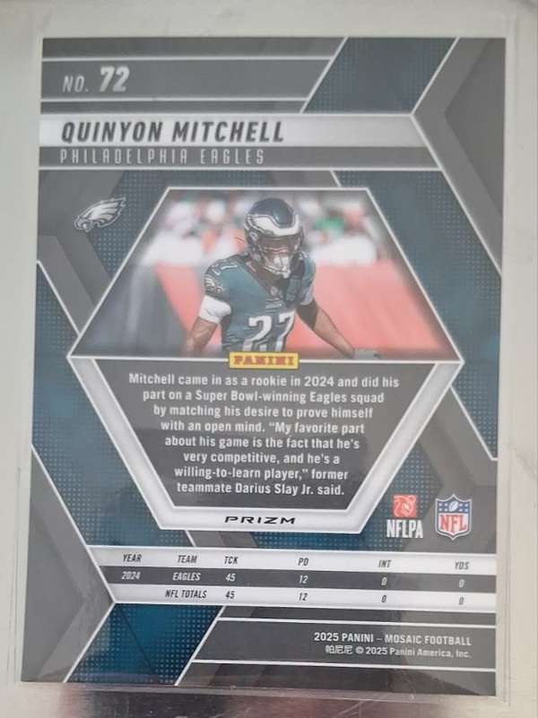 Card back