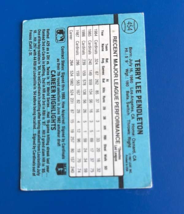 Card back