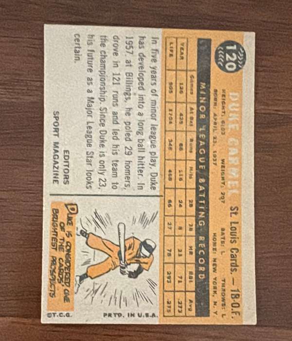Card back