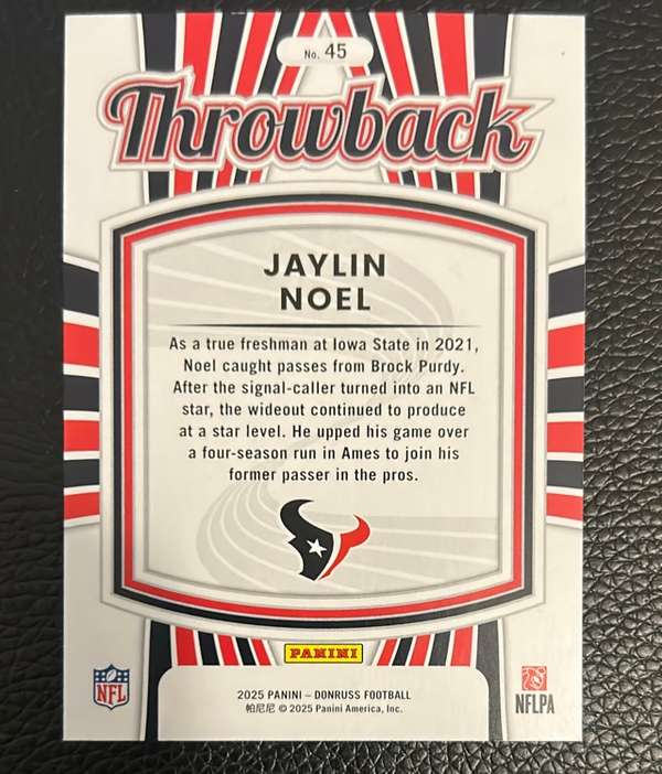 Card back