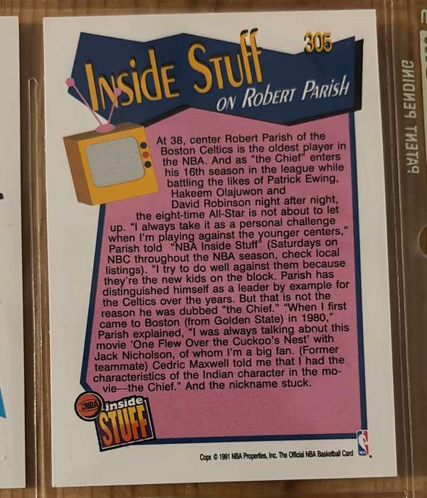 Card back