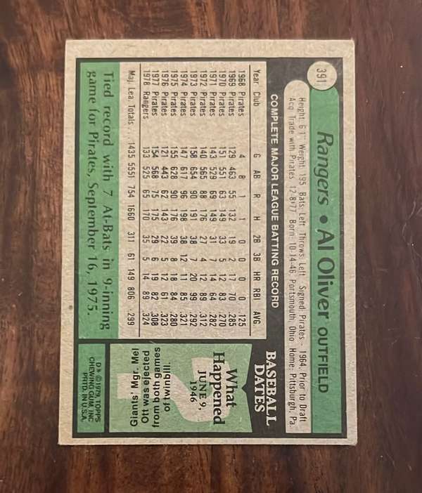 Card back