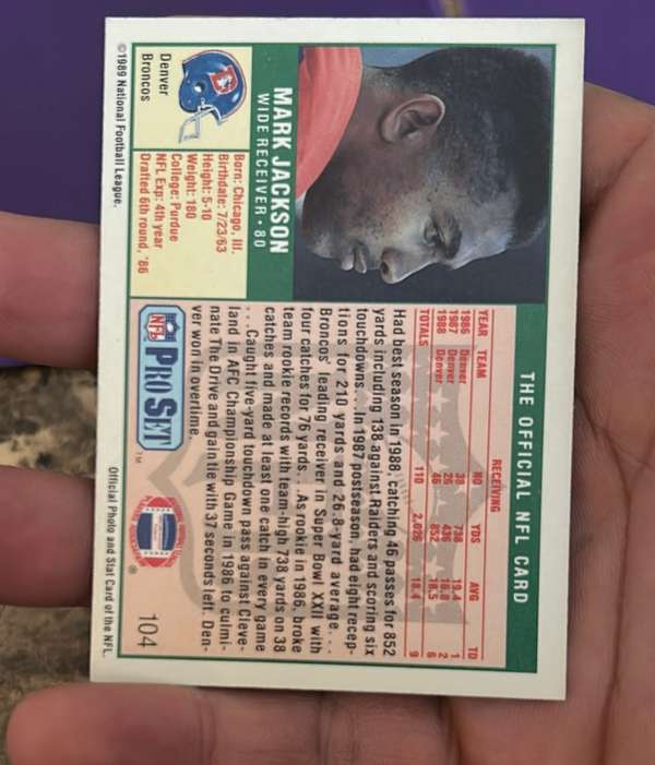Card back