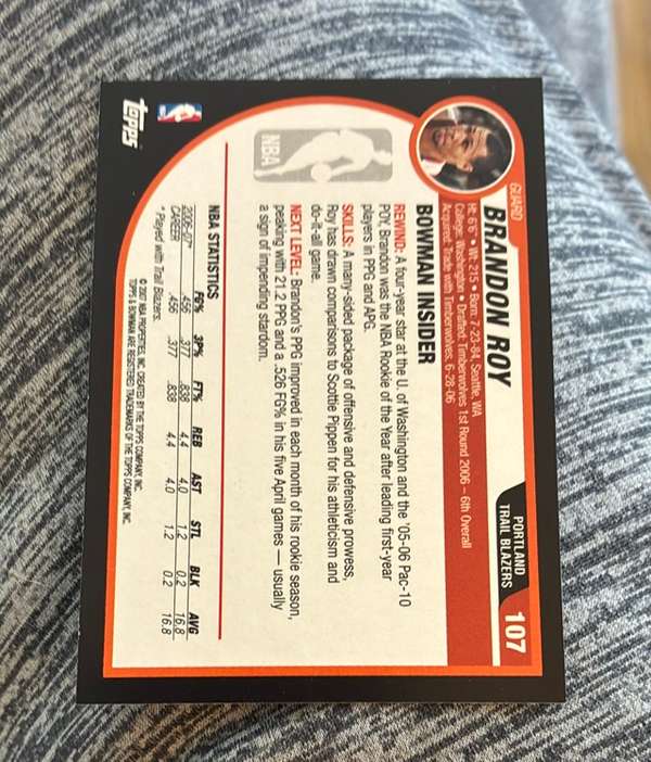 Card back