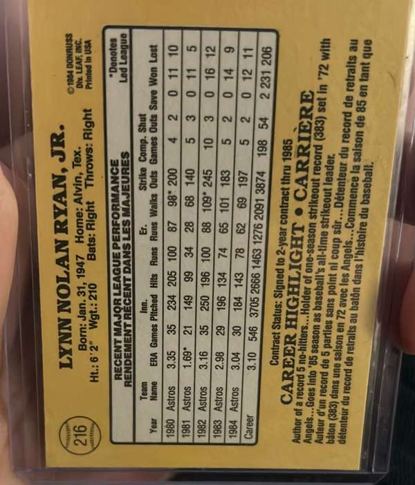 Card back