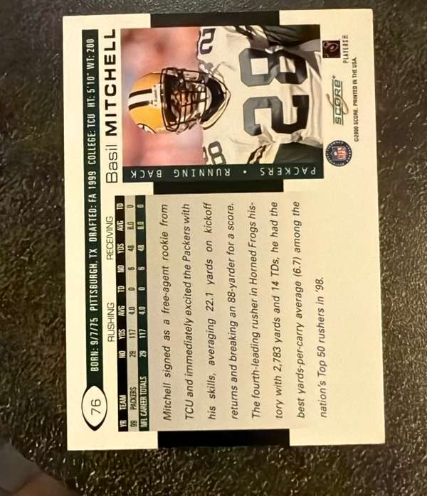 Card back